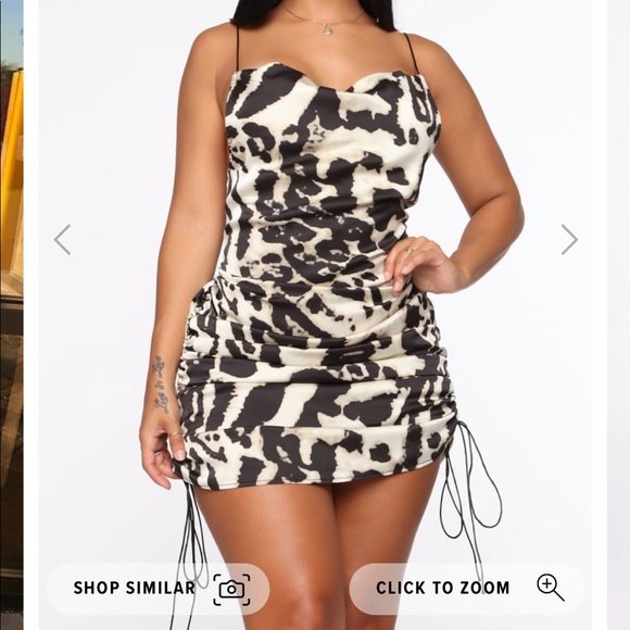 FASHIONNOVA Paw At My Strings Leopard Slip Dress - Picture 2 of 7